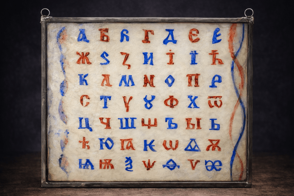 History and Meaning the first Cyrillic&nbsp;alphabet