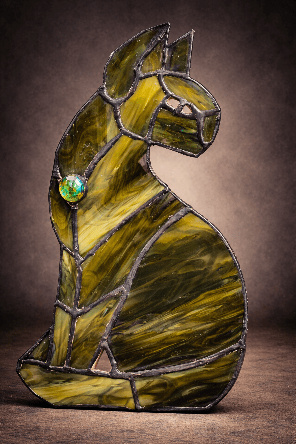 Emerald Cat – Copper Foil&nbsp;Masterpiece